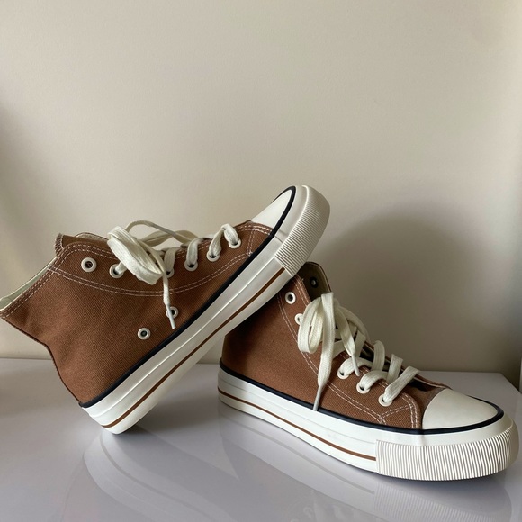 Cotton On Shoes - Cotton on- Retro High Tops (converse inspired)